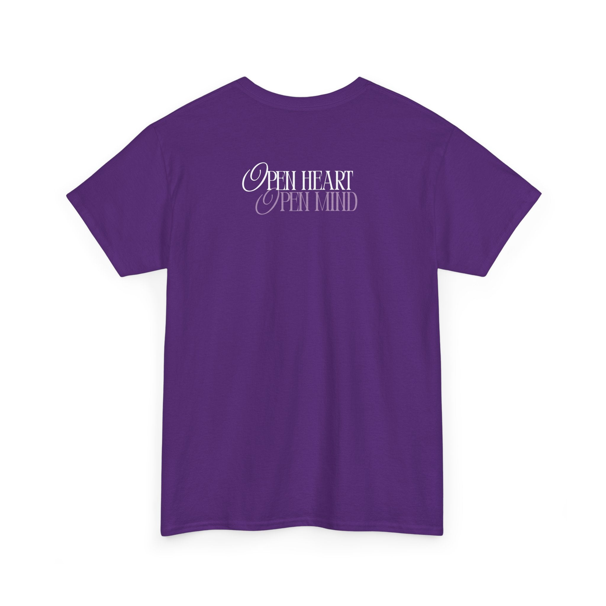 Botanical Mindfulness T-Shirt — "Open Heart, Open Mind"