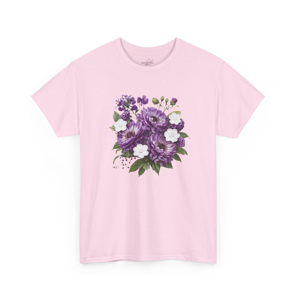 Botanical Mindfulness T-Shirt — "Open Heart, Open Mind"