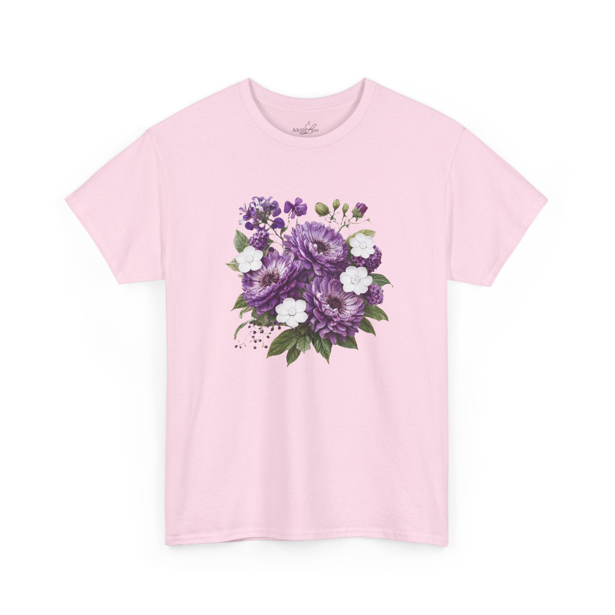 Botanical Mindfulness T-Shirt — "Open Heart, Open Mind"