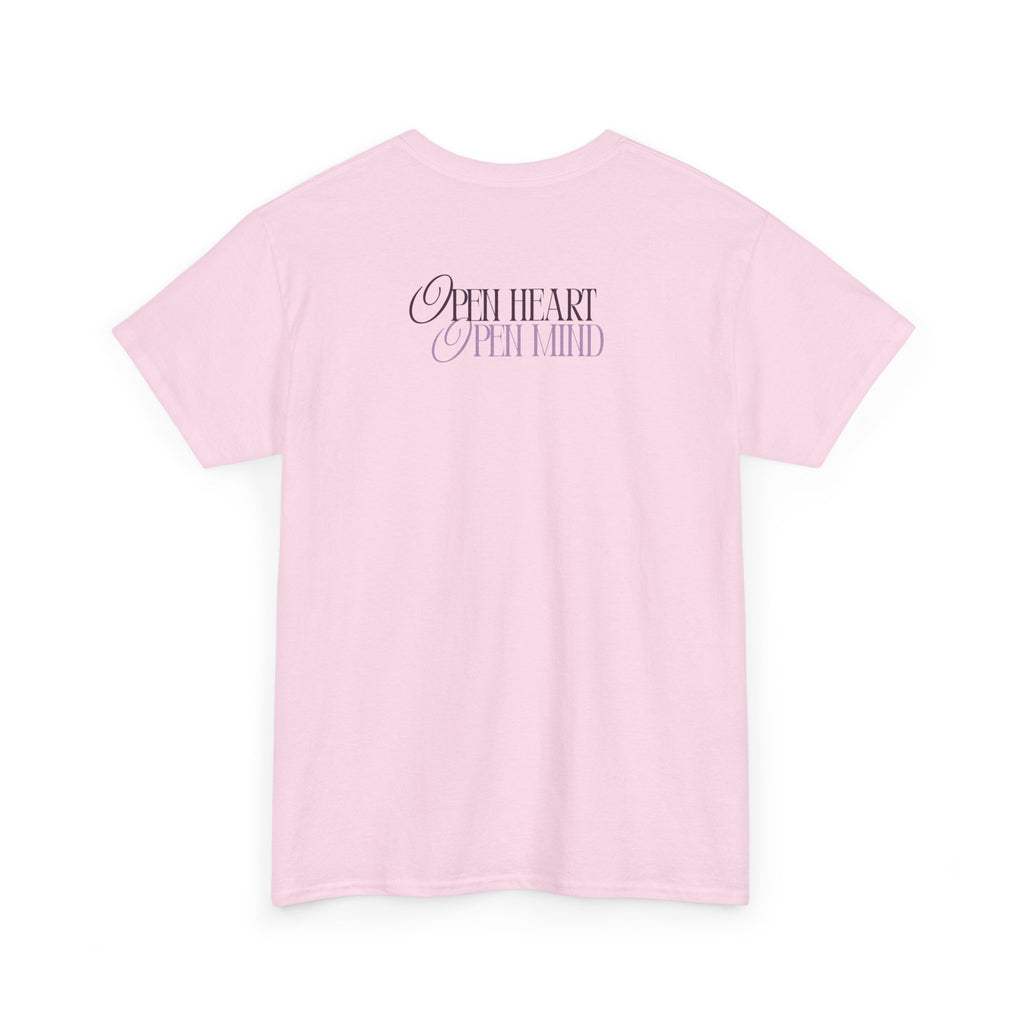 Botanical Mindfulness T-Shirt — "Open Heart, Open Mind"
