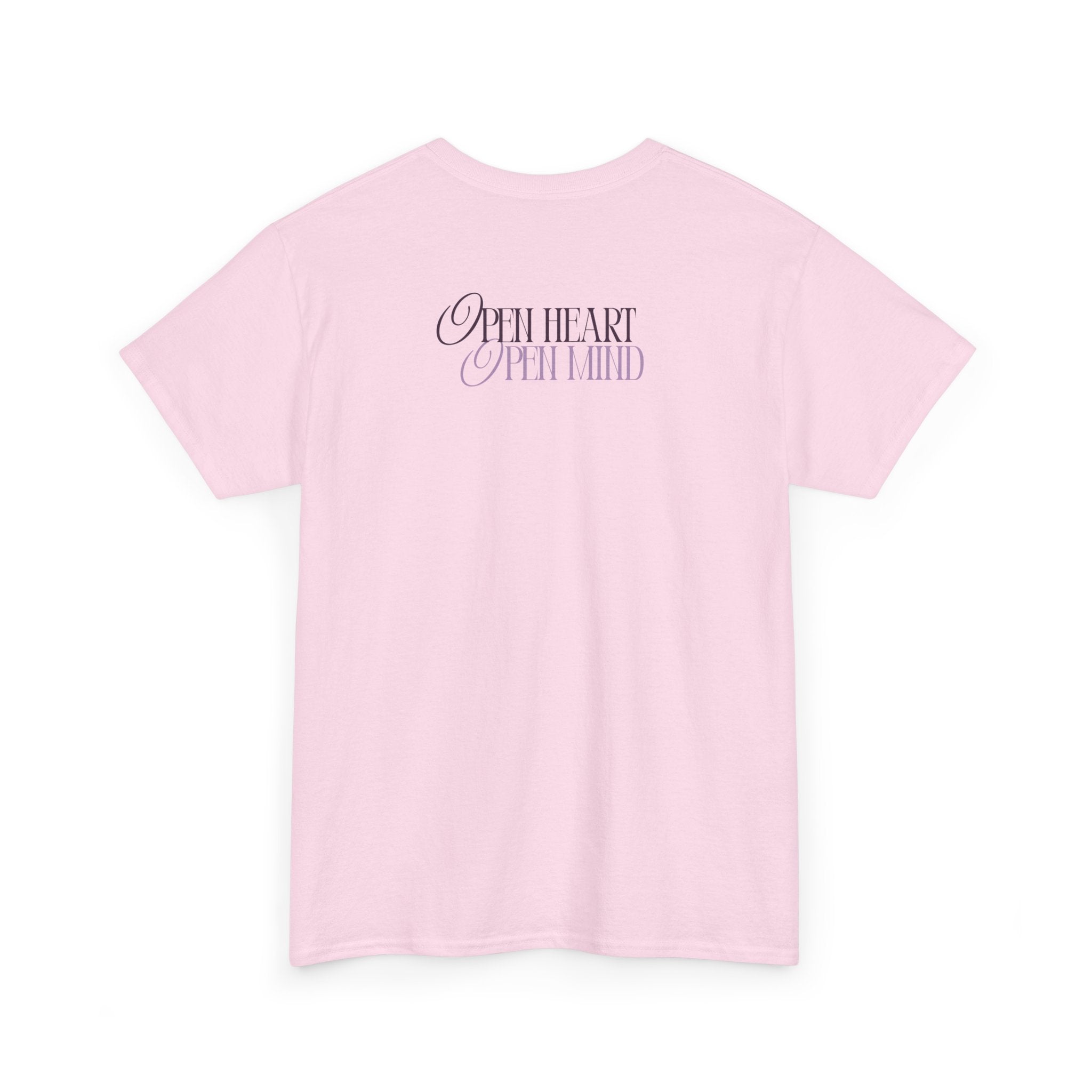 Botanical Mindfulness T-Shirt — "Open Heart, Open Mind"