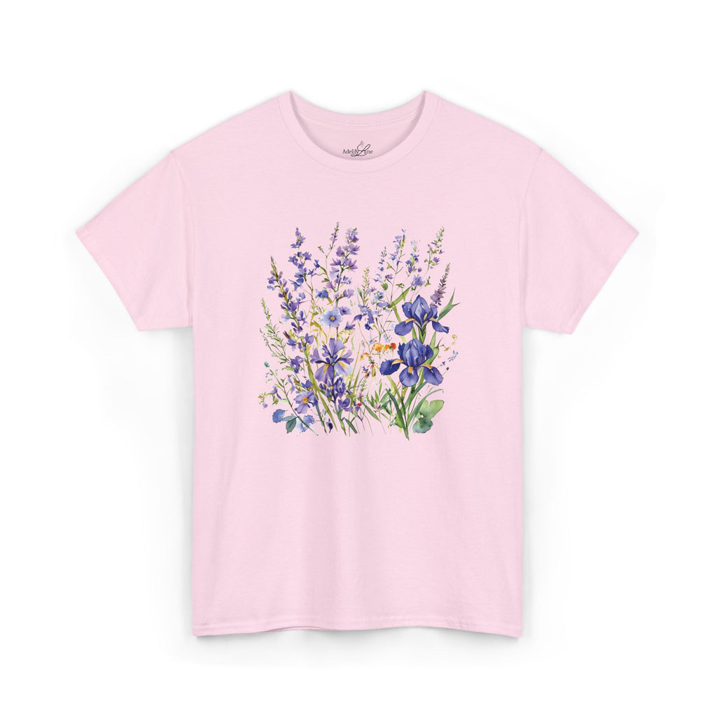 Nature Art Positive Quote Tee — "Faith Over Fear"