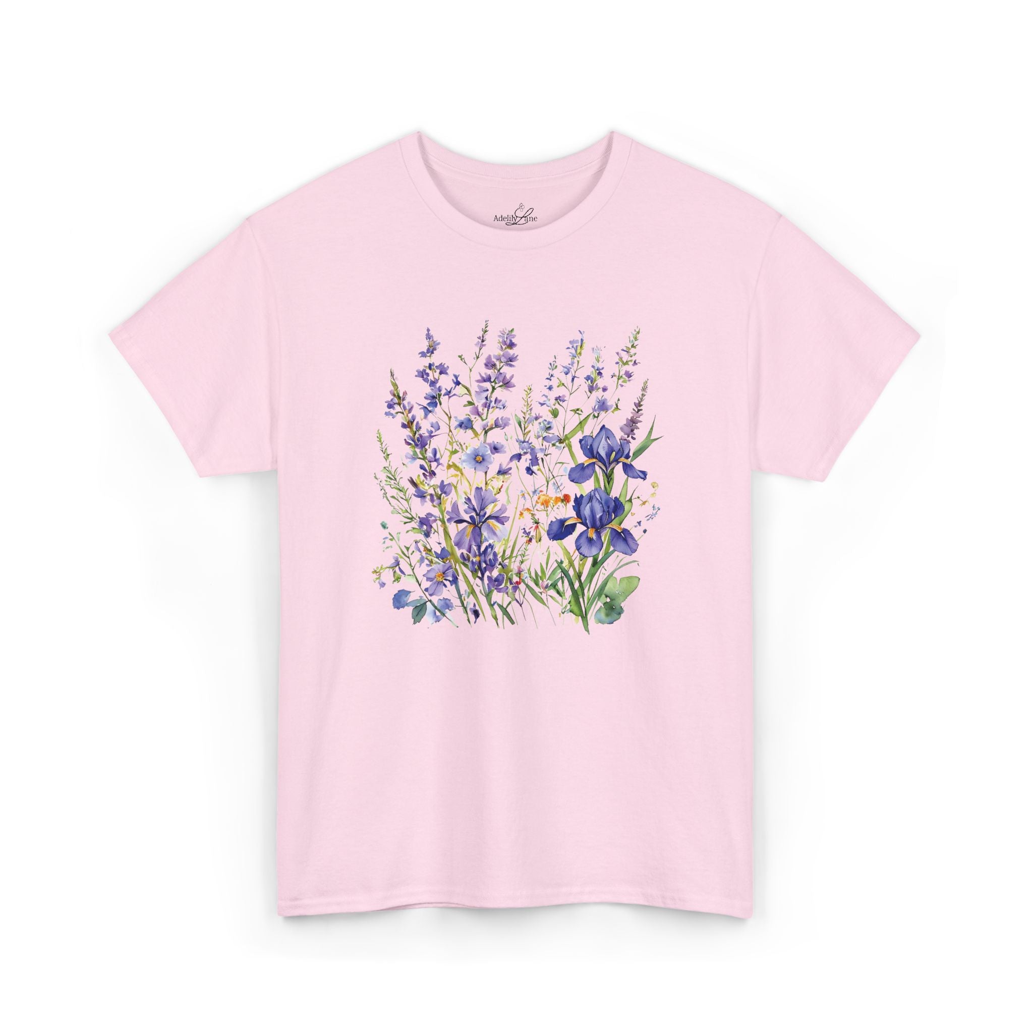 Nature Art Positive Quote Tee — "Faith Over Fear"