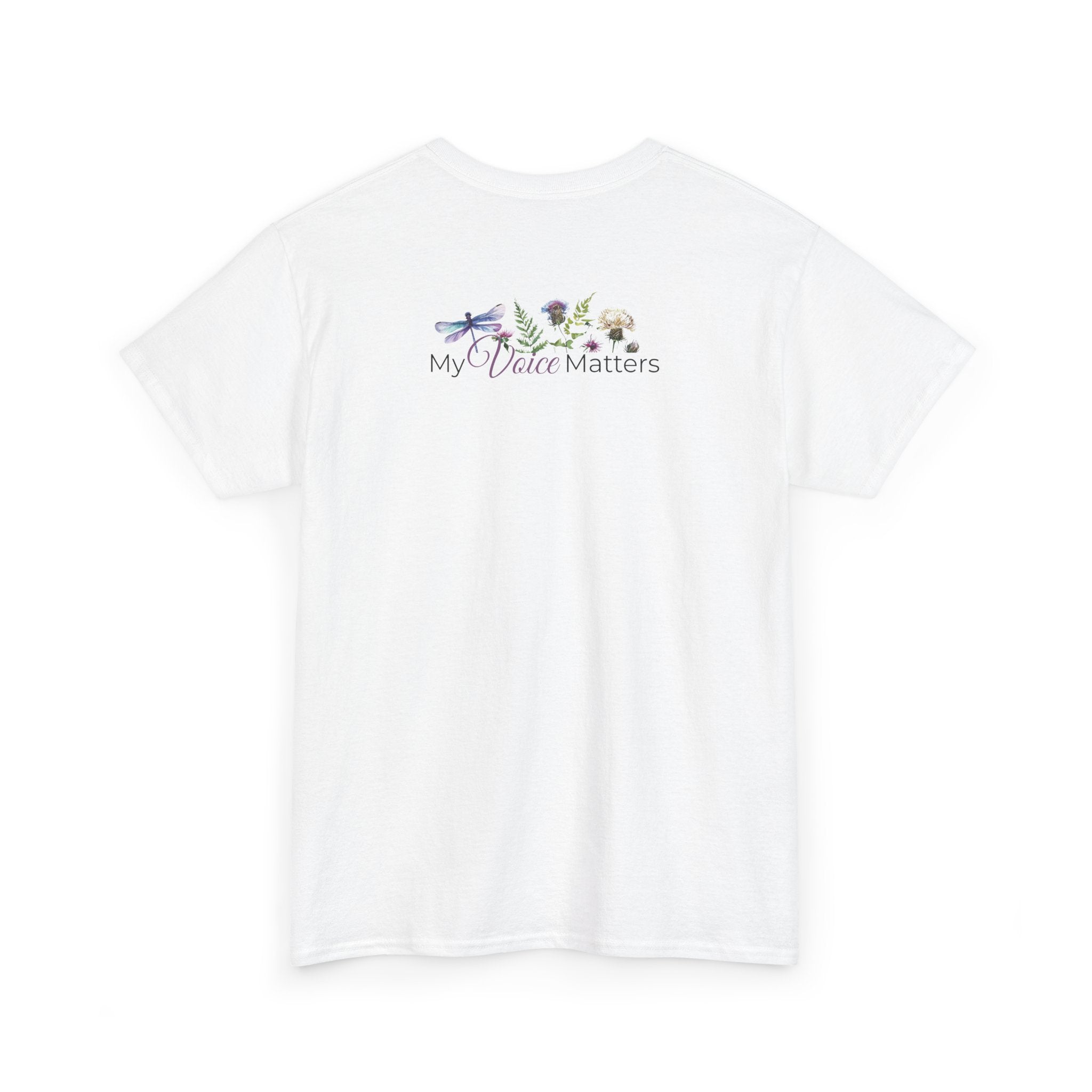 Floral Empowerment Shirt — "My Voice Matters"