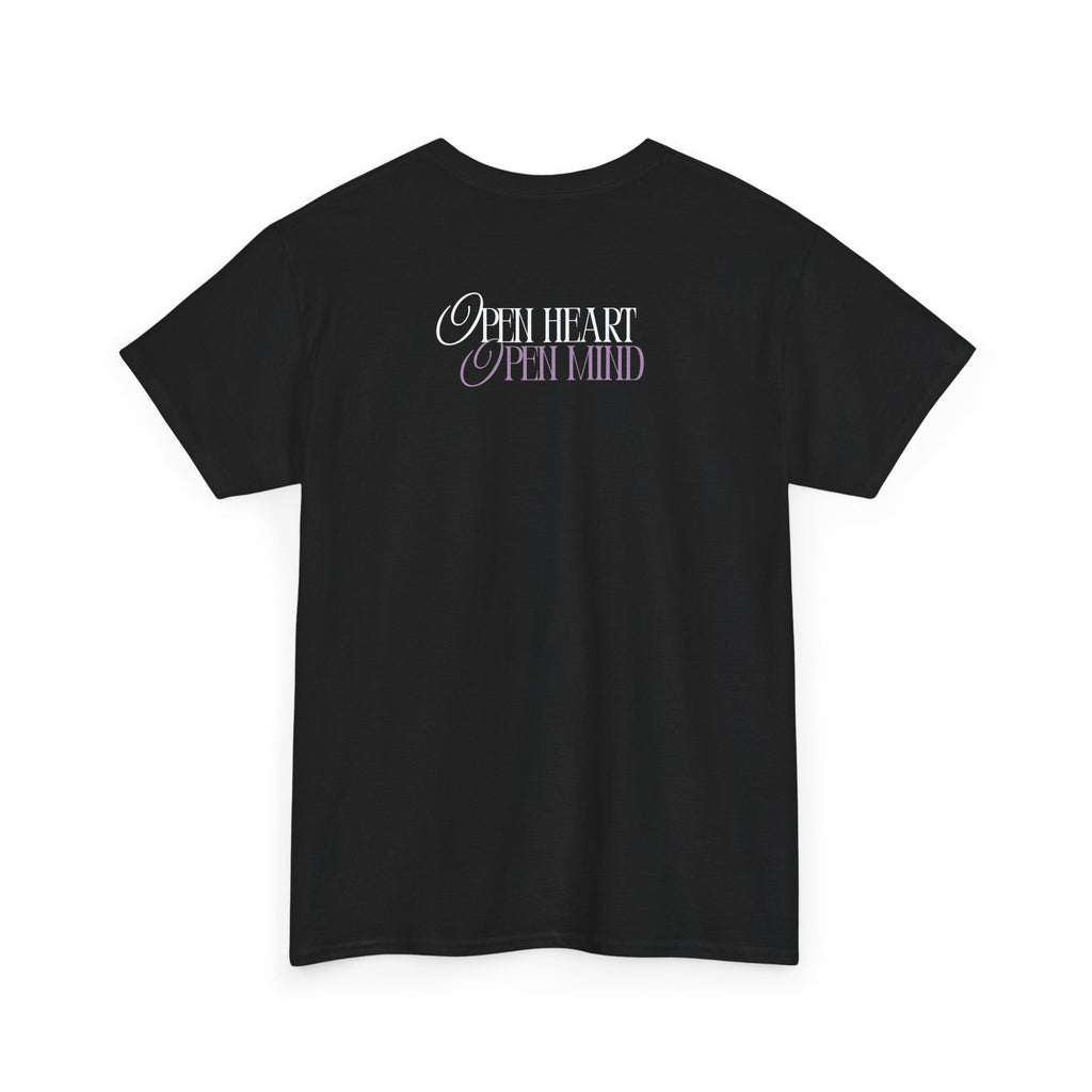 Botanical Mindfulness T-Shirt — "Open Heart, Open Mind"