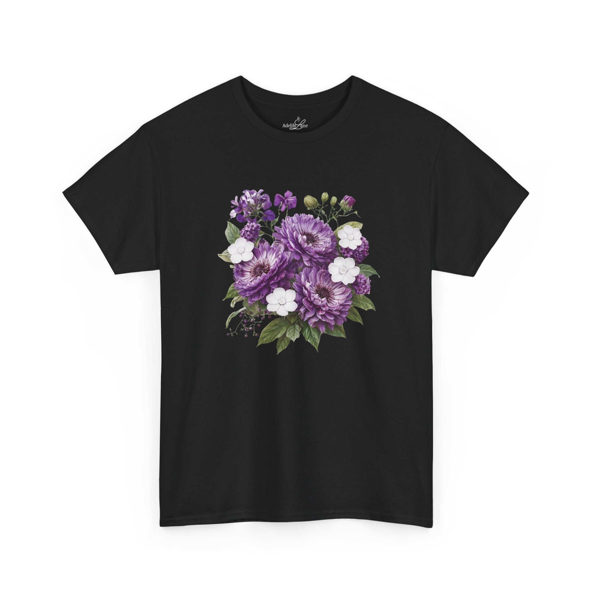 Botanical Mindfulness T-Shirt — "Open Heart, Open Mind"