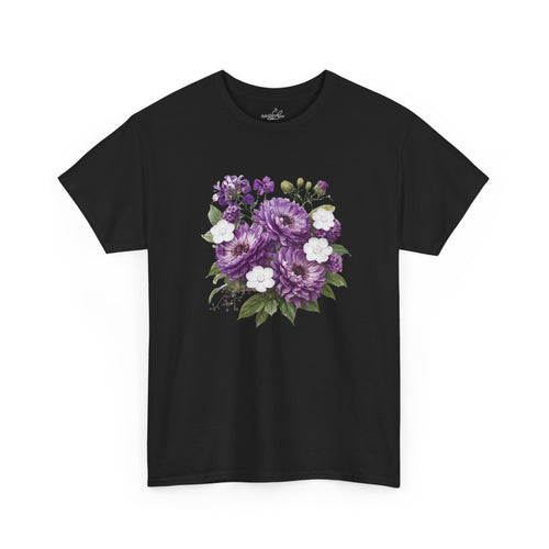 Botanical Mindfulness T-Shirt — "Open Heart, Open Mind"