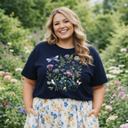Floral Empowerment Shirt — "My Voice Matters"