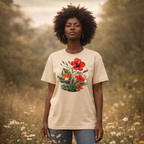 Cottagecore Graphic Tee — "Forever Loved"