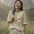 Floral Intuition Tee — "My Heart Knows"