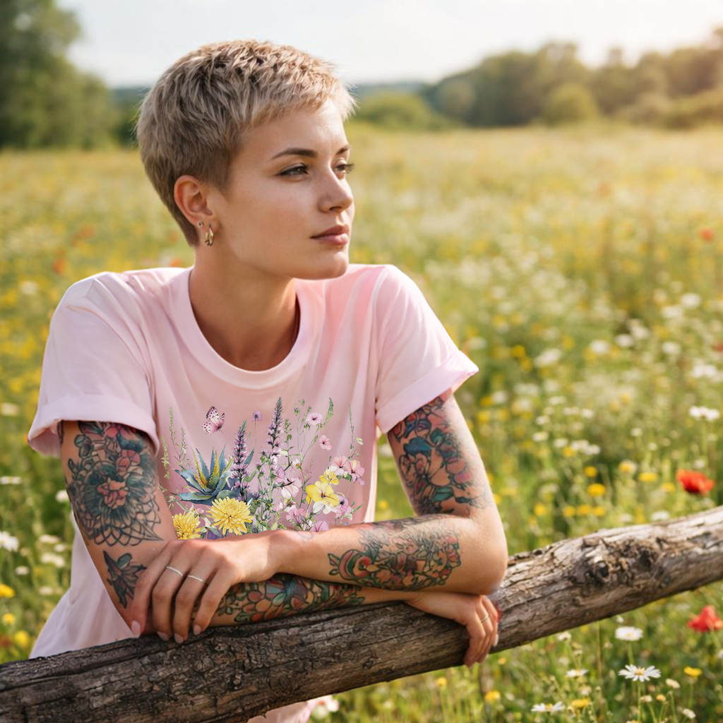 Nature-Inspired Wellness T-Shirt — "Whole & Well"