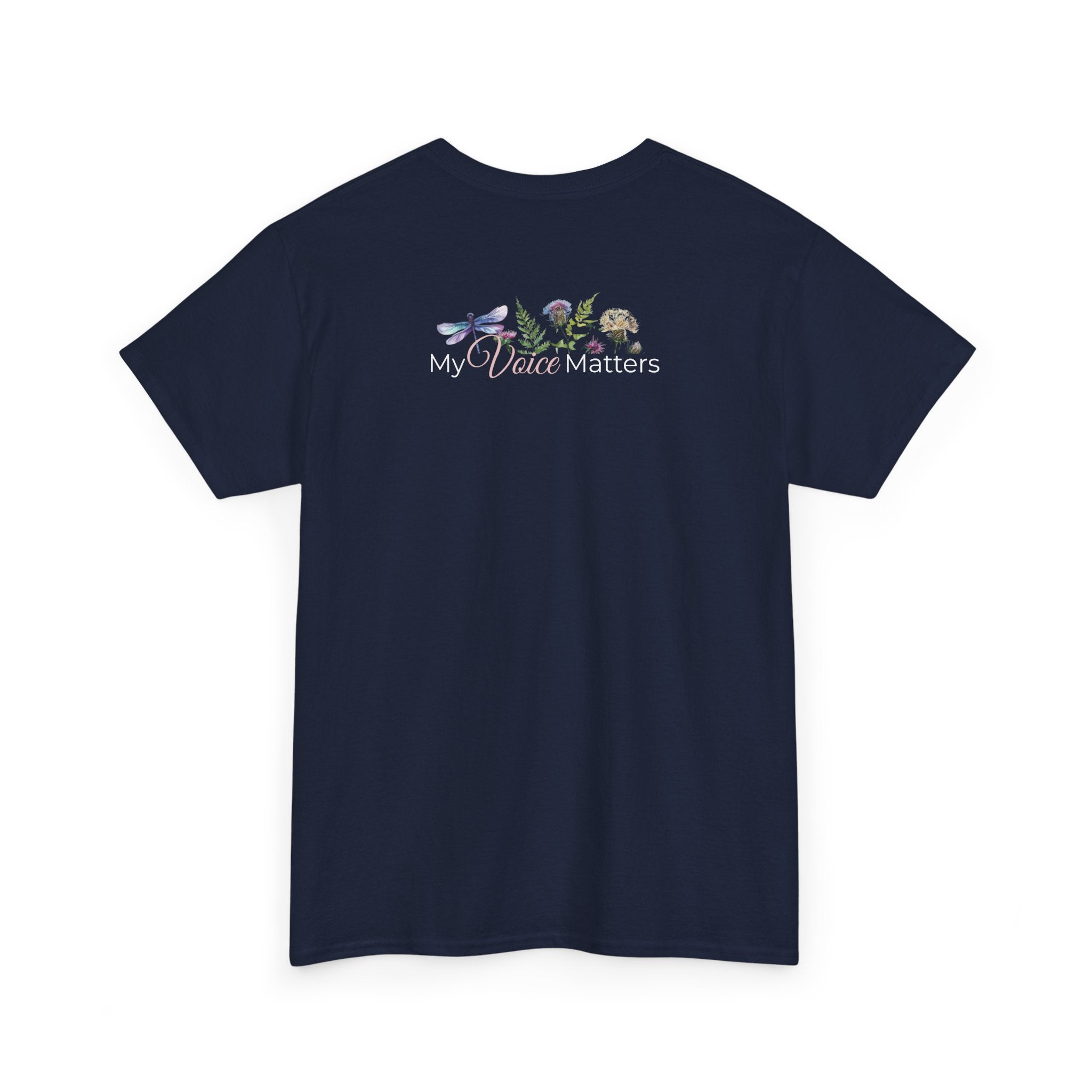 Floral Empowerment Shirt — "My Voice Matters"