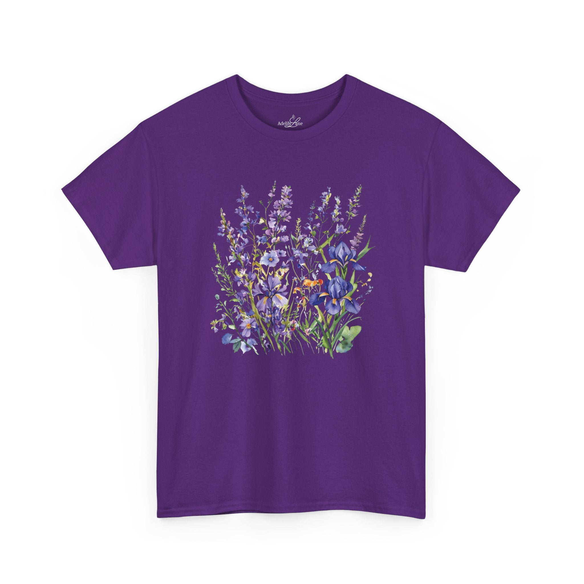 Nature Art Positive Quote Tee — "Faith Over Fear"