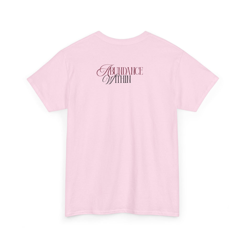 Botanical Art Affirmation Tee — "Abundance Within"