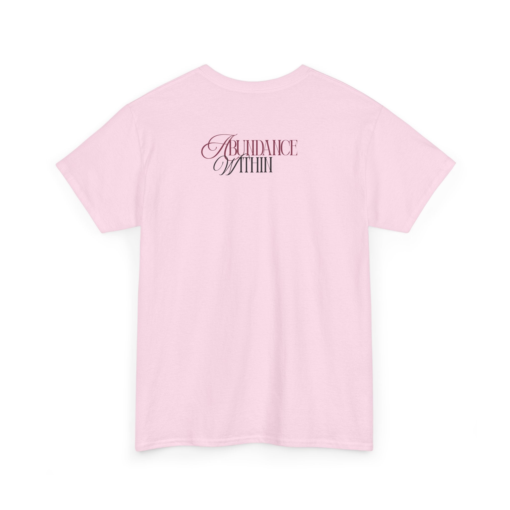 Botanical Art Affirmation Tee — "Abundance Within"