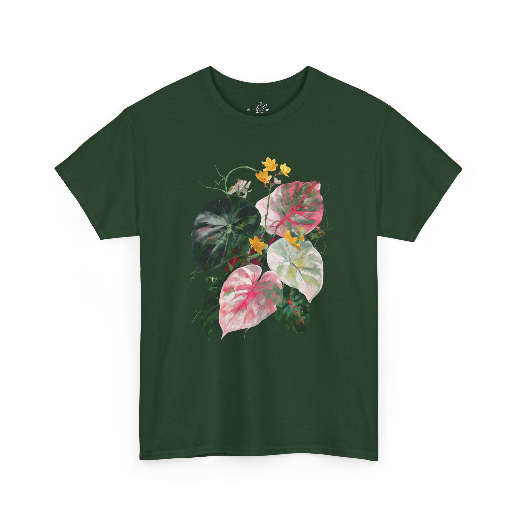 Botanical Graphic T-Shirt — "Joyful Heart"