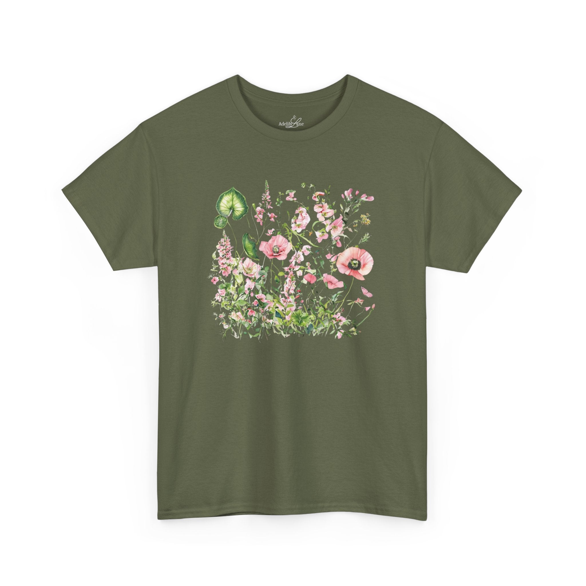Nature-Inspired Positive Quote Tee — "I Choose Today"