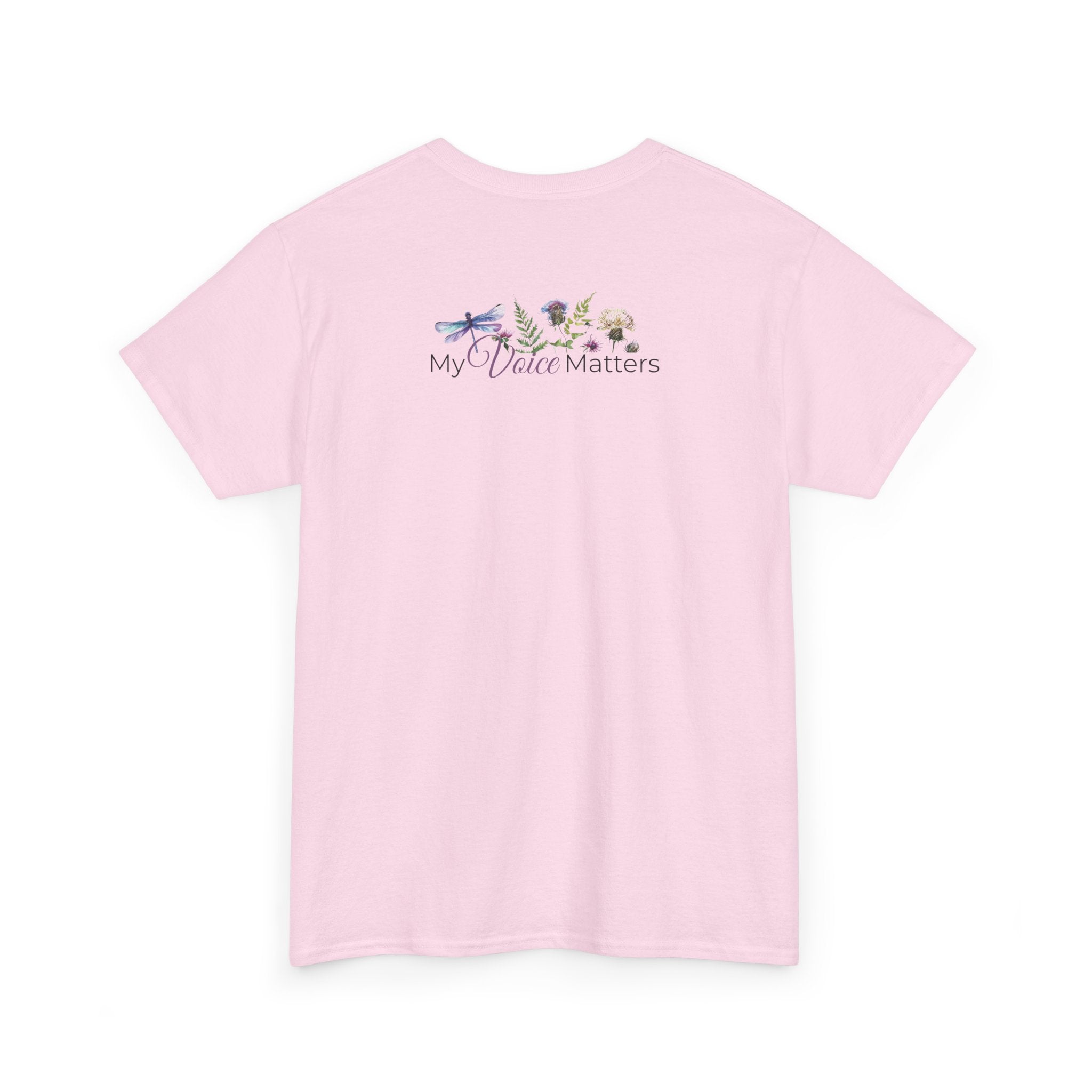 Floral Empowerment Shirt — "My Voice Matters"
