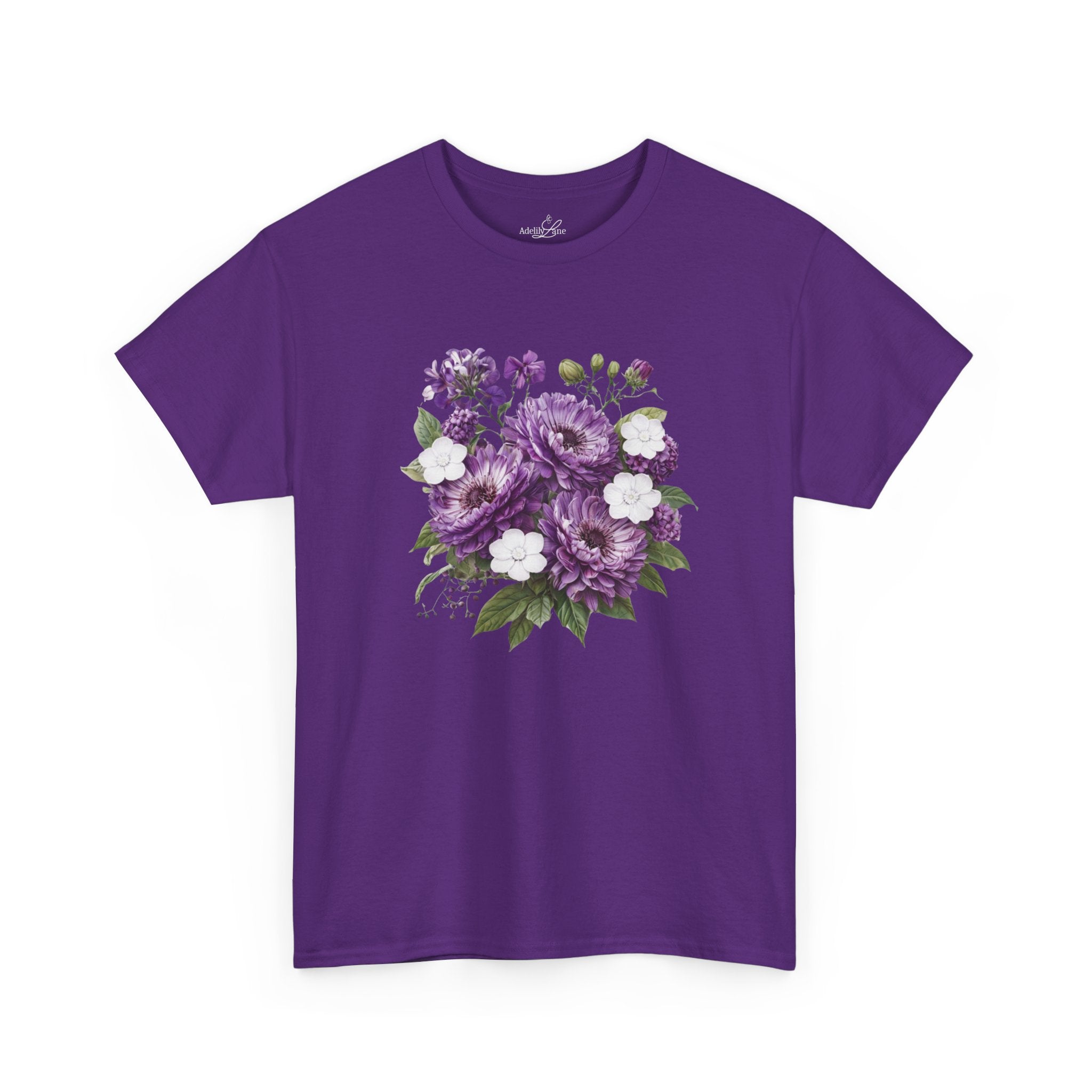Botanical Mindfulness T-Shirt — "Open Heart, Open Mind"