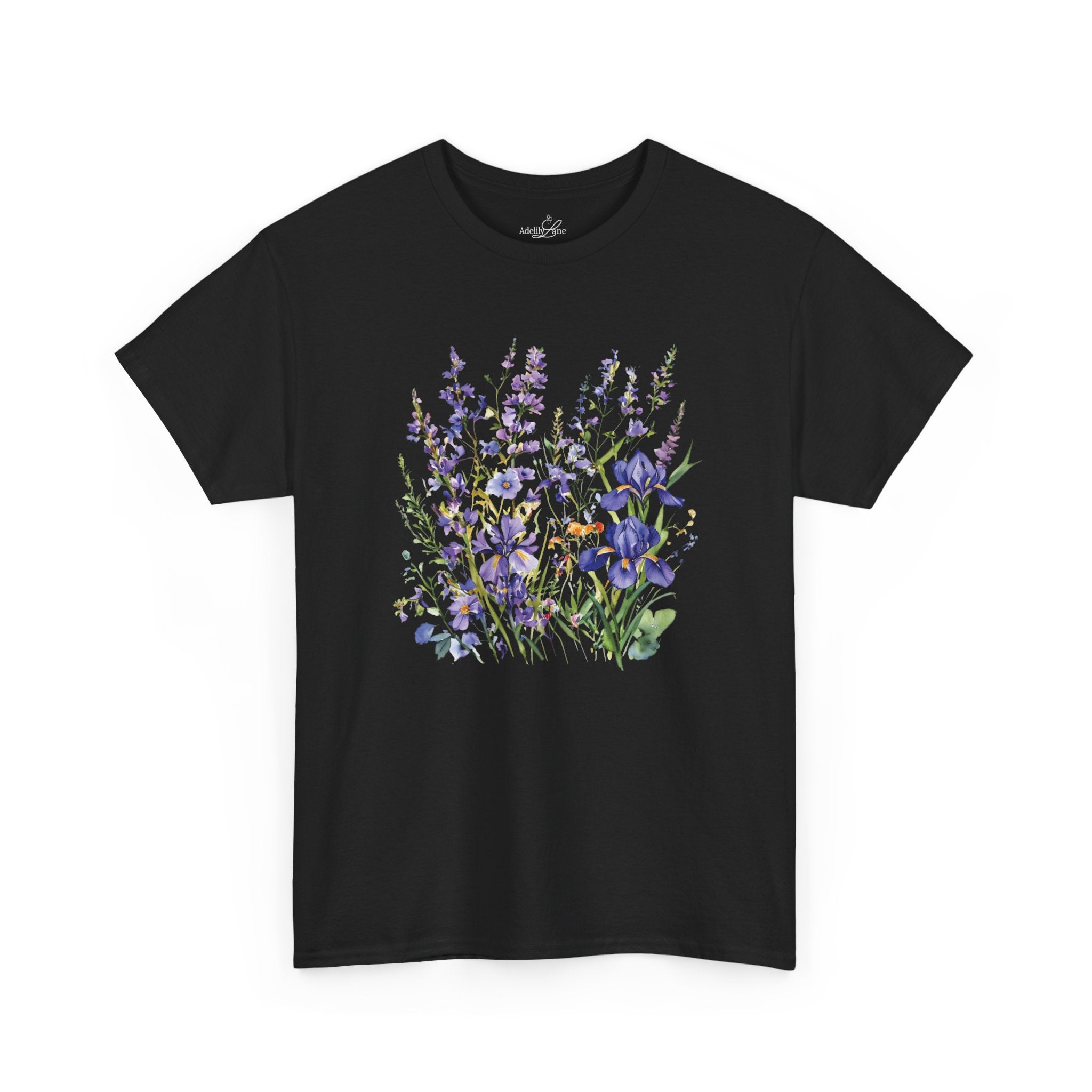 Nature Art Positive Quote Tee — "Faith Over Fear"