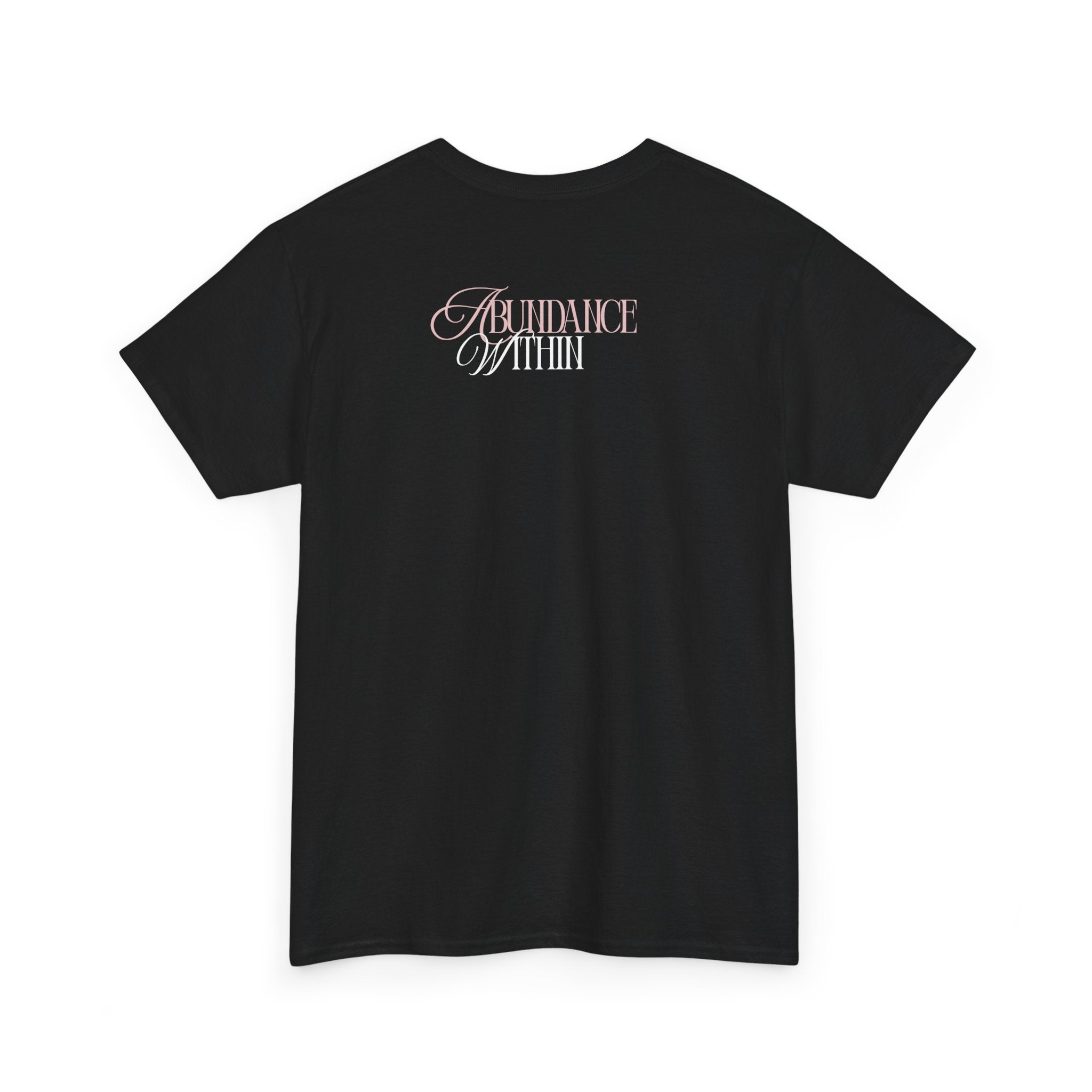 Botanical Art Affirmation Tee — "Abundance Within"